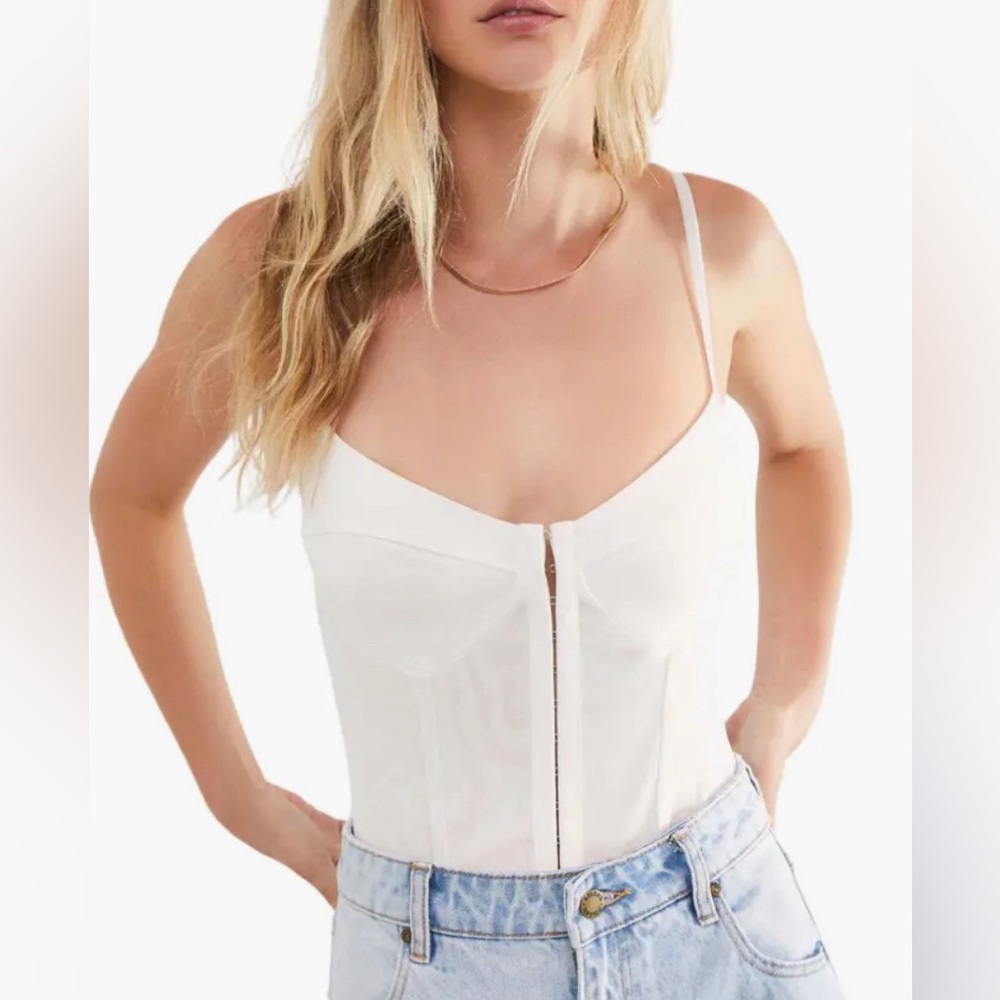 Free People - Night Rhythm Corset Bodysuit